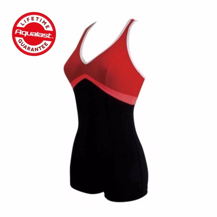 ZOGGS 女性《俐落褲型》極簡配色連身泳衣