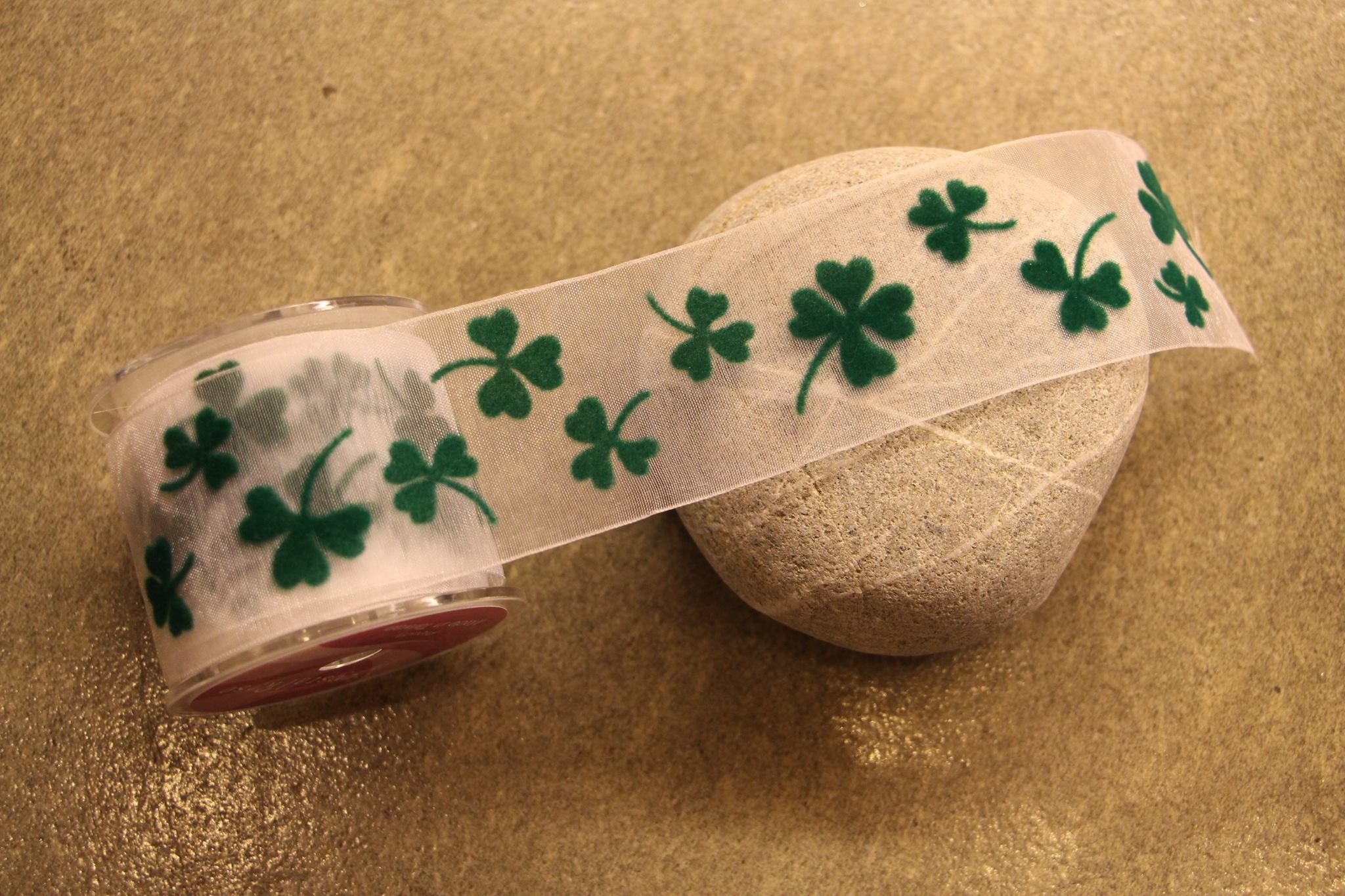 幸運草絨面/網紗/38mm