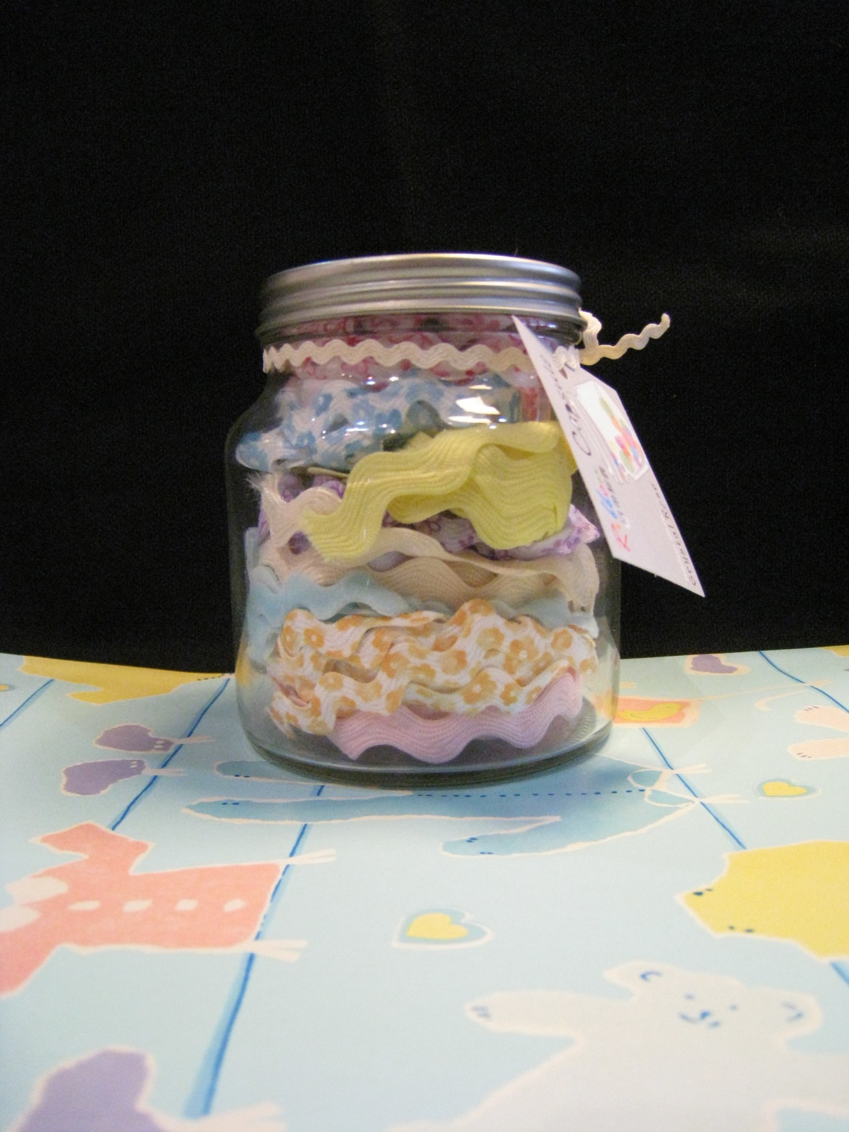 緞帶膠囊/綜合緞帶/玻璃罐裝