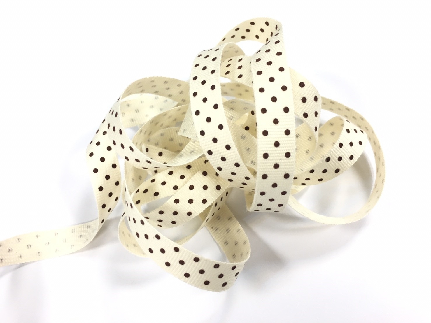 經典瑞士小圓點/自然純棉/10mm