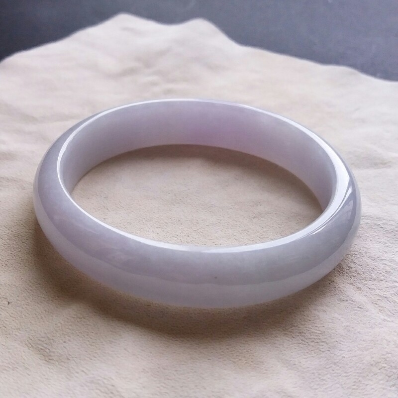 冰紫羅蘭貴妃玉鐲 51.4mm, 天然翡翠A玉, 緬甸玉, Jade, Jadeite