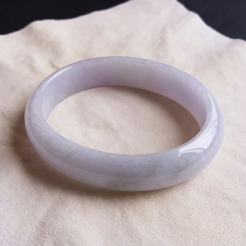 J756 冰紫羅蘭貴妃玉鐲 51.8mm (1.39)
