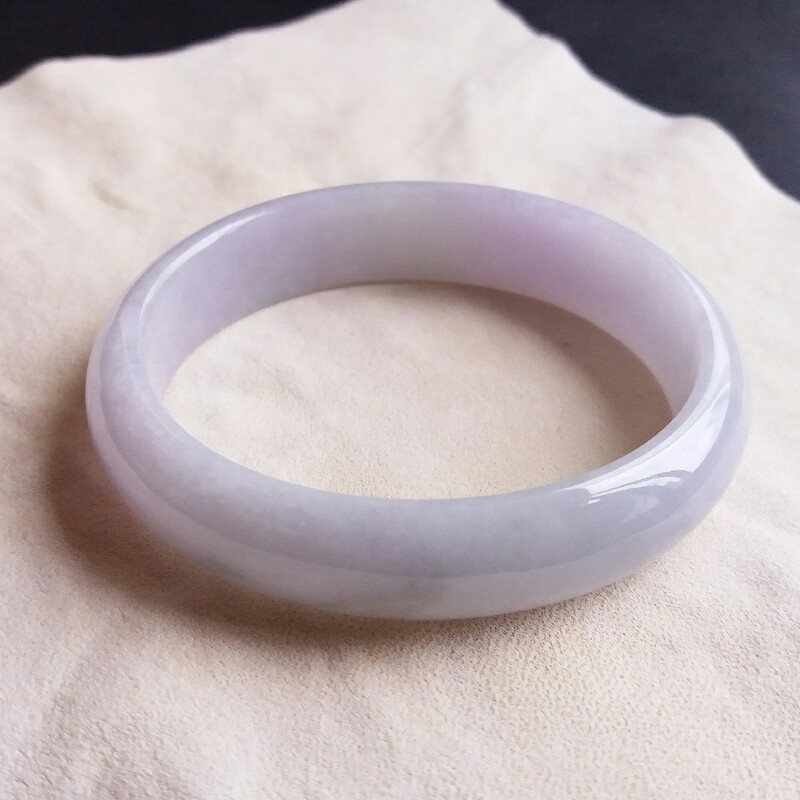 J756 冰紫羅蘭貴妃玉鐲 51.8mm (1.39)