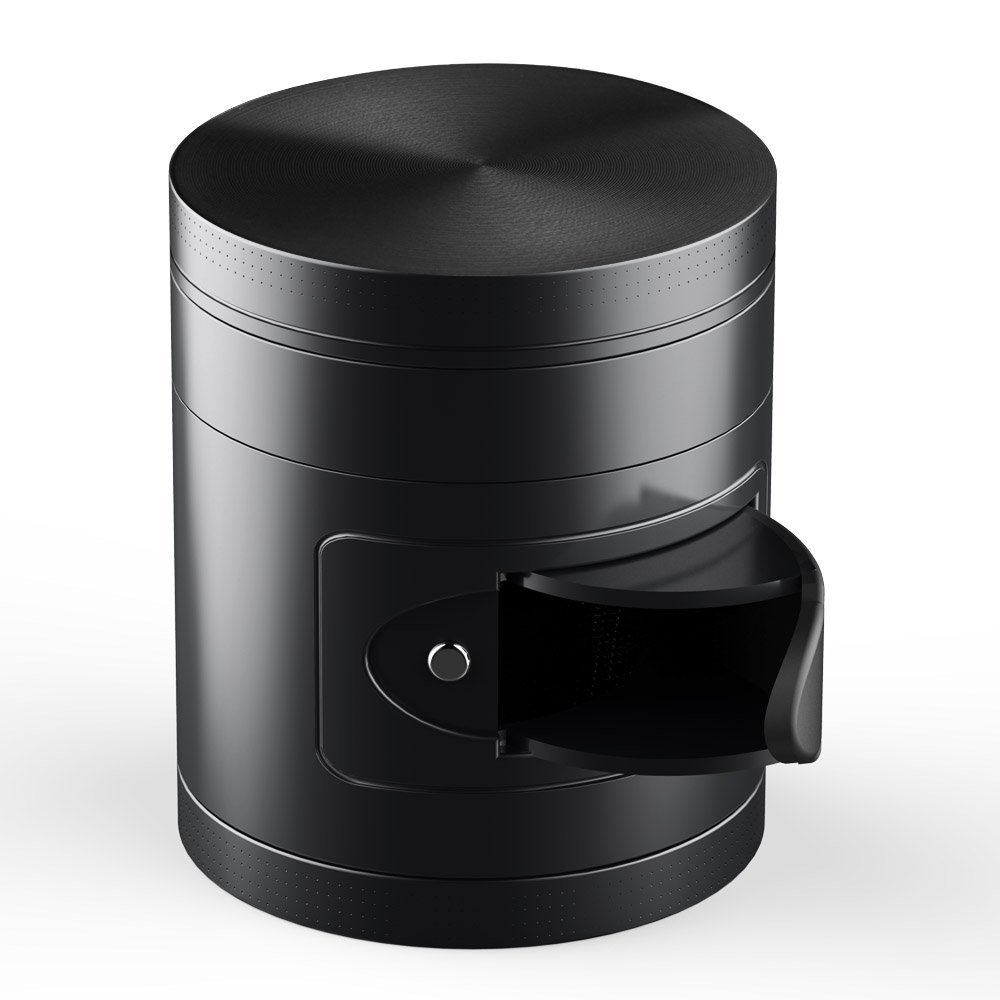 美國品牌 iRainy - 鋅合金四層研磨器 / 可變三層 - 附細微粉末專用輸出口 Grinder 65mm