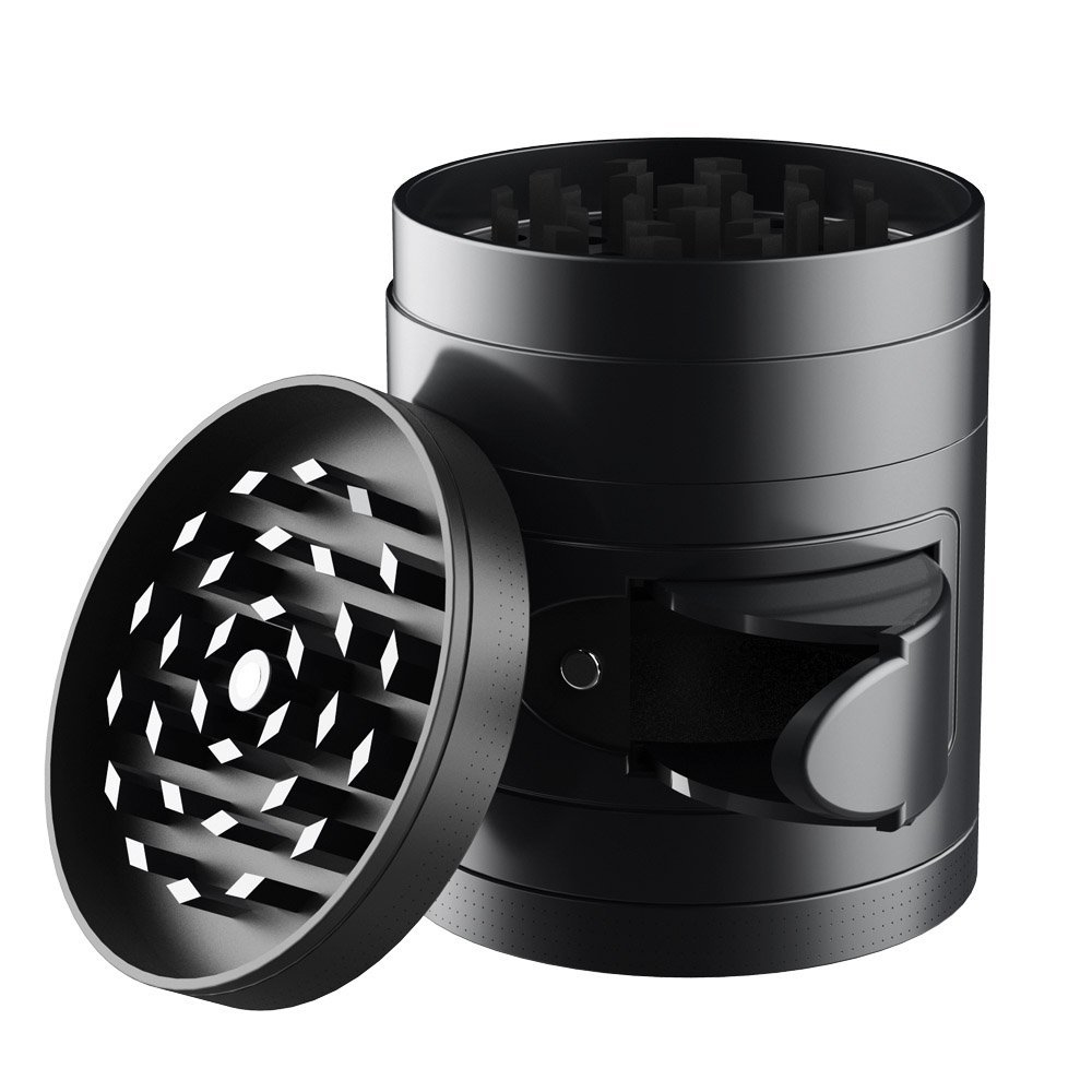 美國品牌 iRainy - 鋅合金四層研磨器 / 可變三層 - 附細微粉末專用輸出口 Grinder 65mm