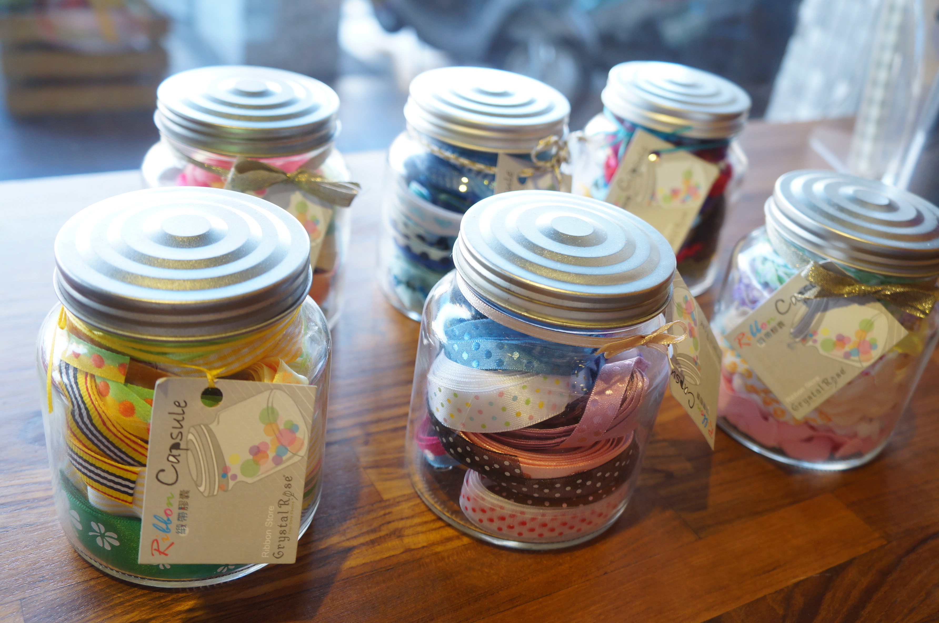 緞帶膠囊/綜合緞帶/玻璃罐裝