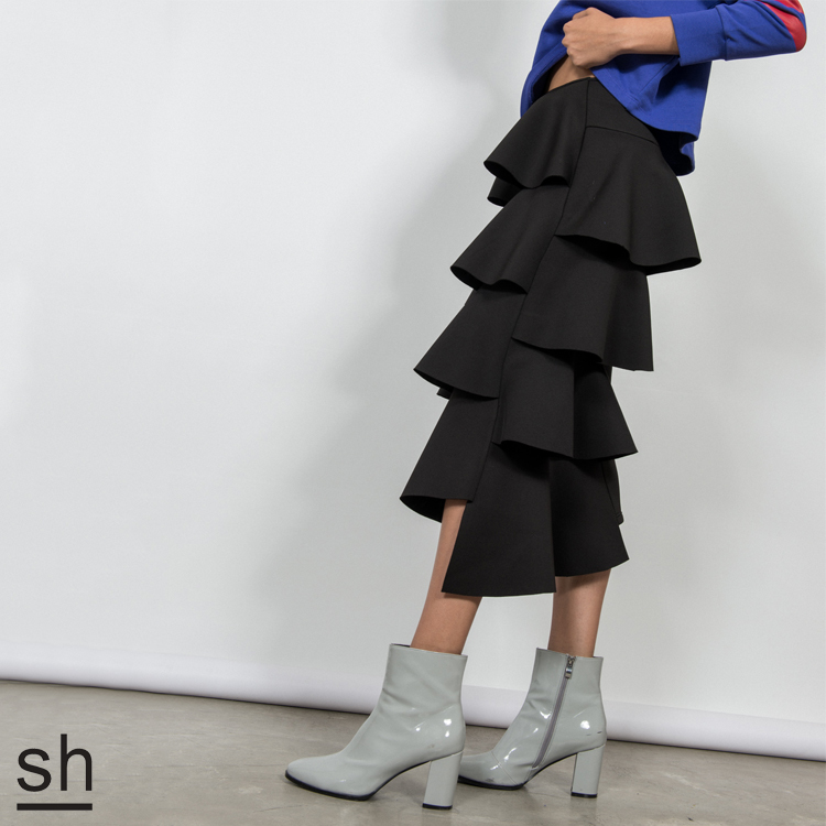 【SH】太空棉立體花瓣中裙