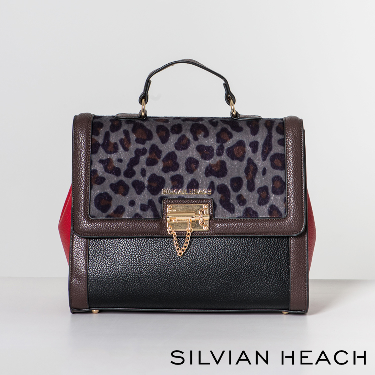 【SILVIAN HEACH】豹紋手提小包