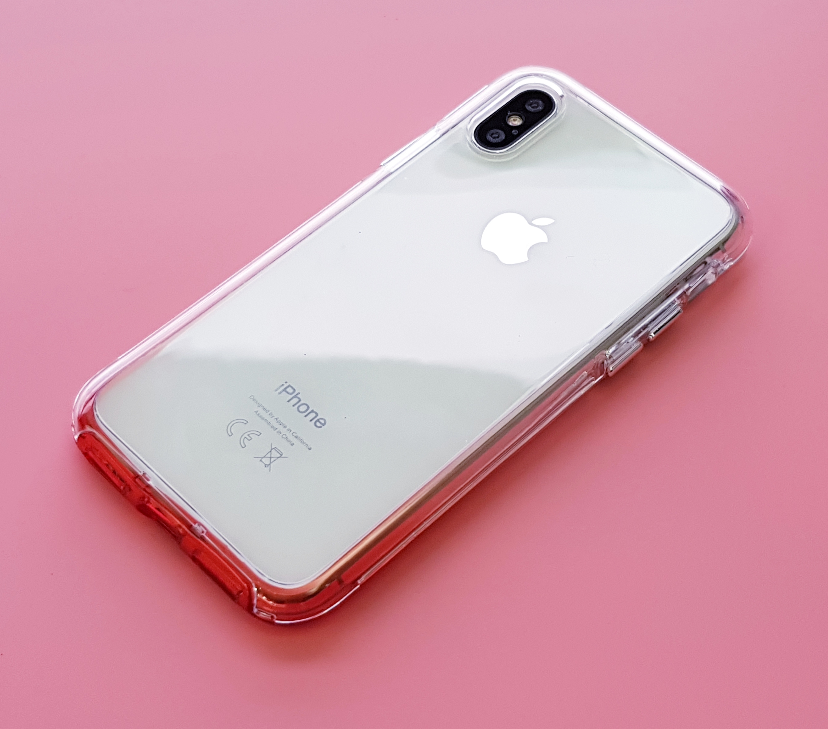 iPhone X / Xs【漸層彩虹殼 Rainbow case】 雙層透明/防摔TPU+PC材質