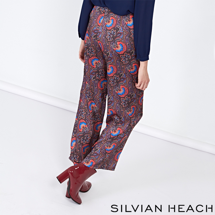 【SILVIAN HEACH】南國花版寬管褲