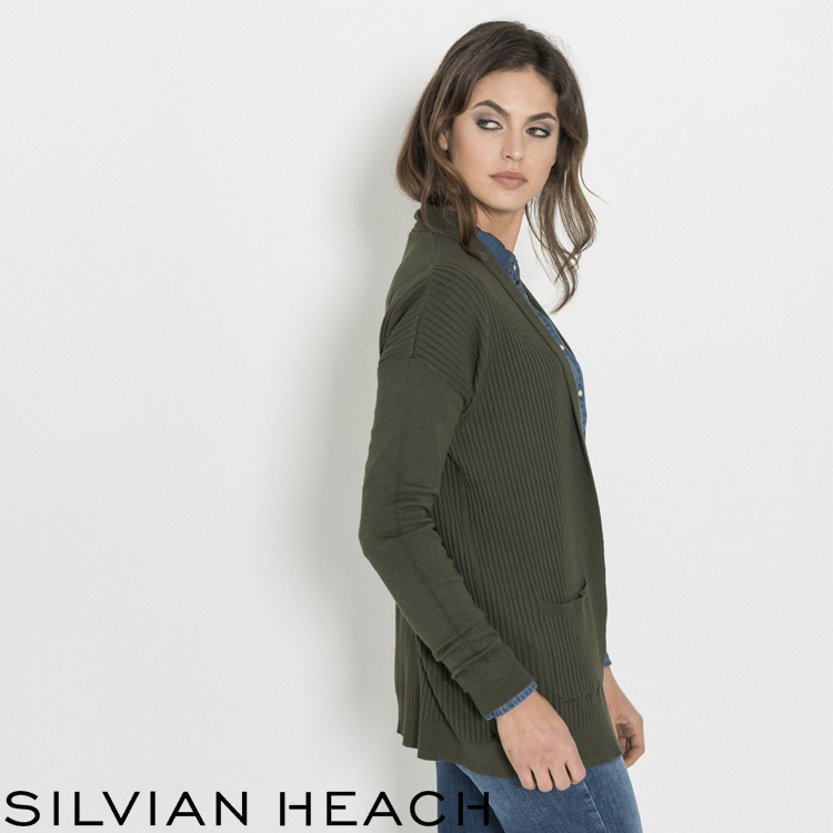 【SILVIAN HEACH】直織紋針織外套