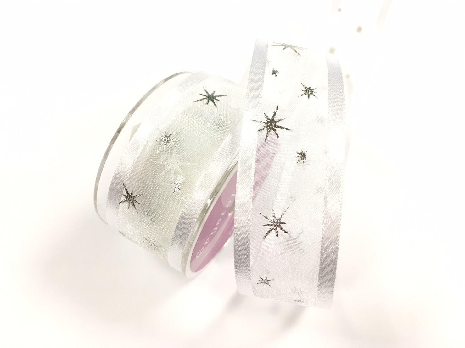 金箔光芒星星/緞邊雪紗/25mm/瑞士設計