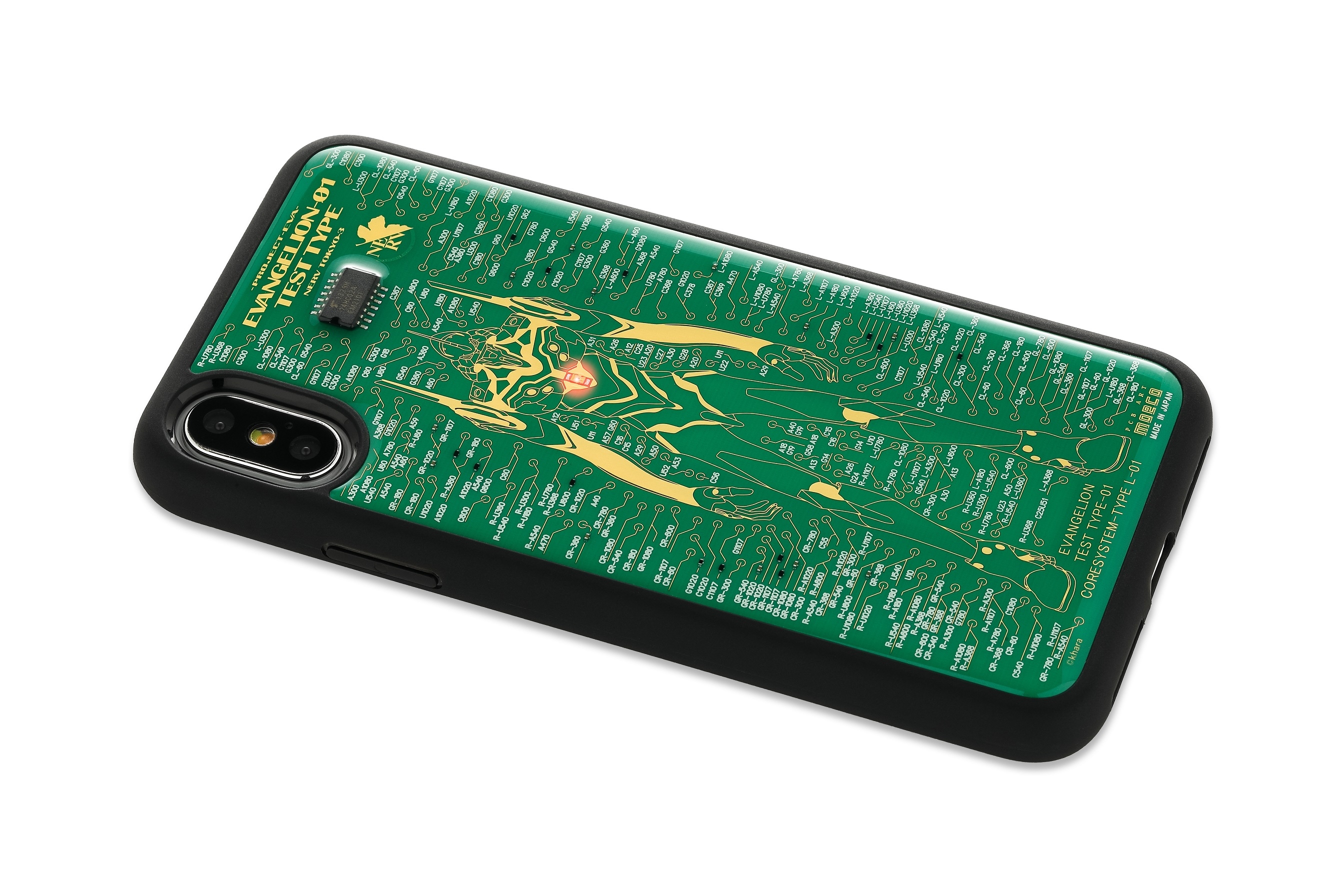 FLASH EVA01 基板 iPhone X/XS 手機殼 ( 綠色 )