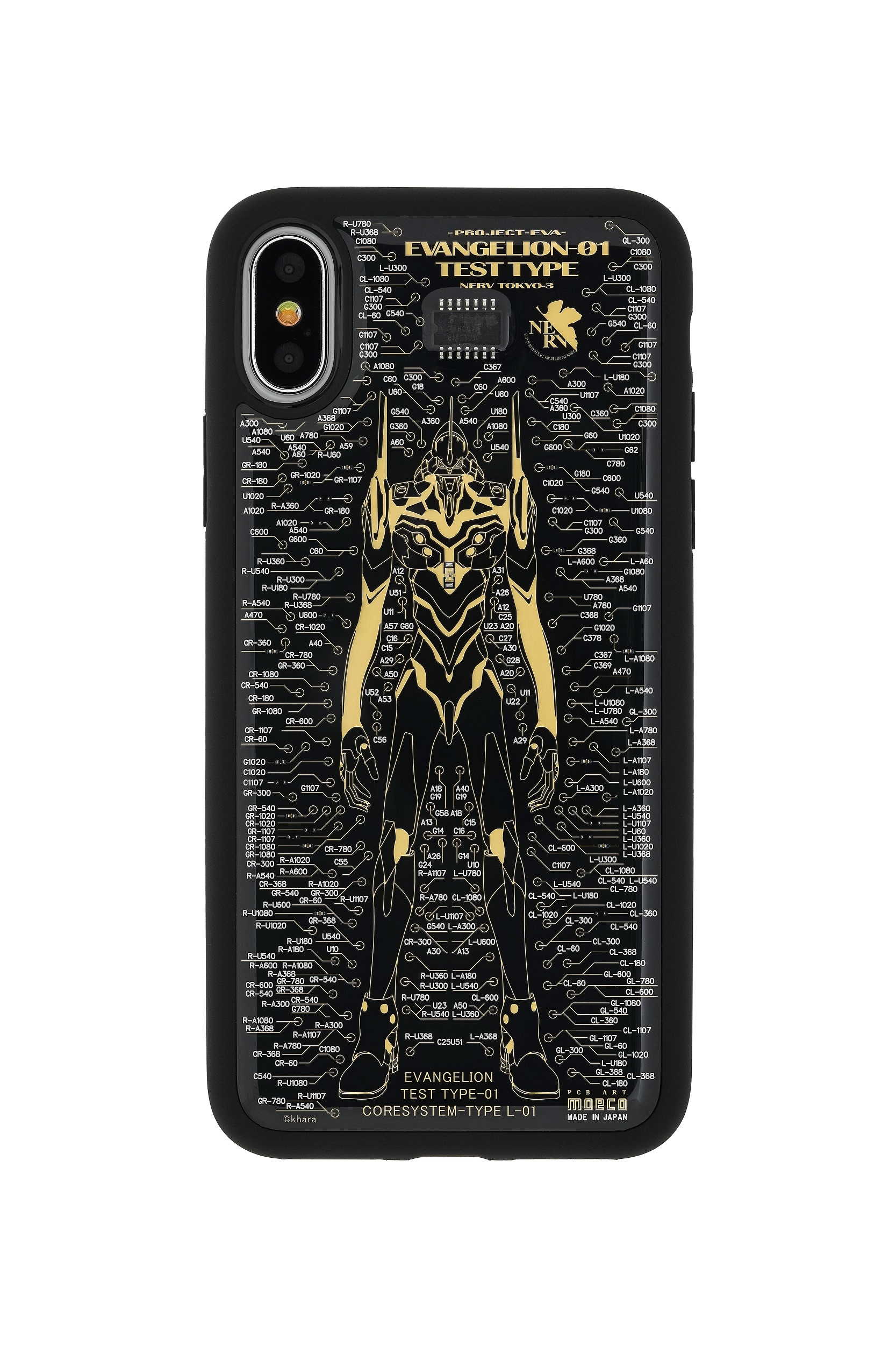 FLASH EVA01 基板 iPhoneX/XS 手機殼  ( 黑色 )