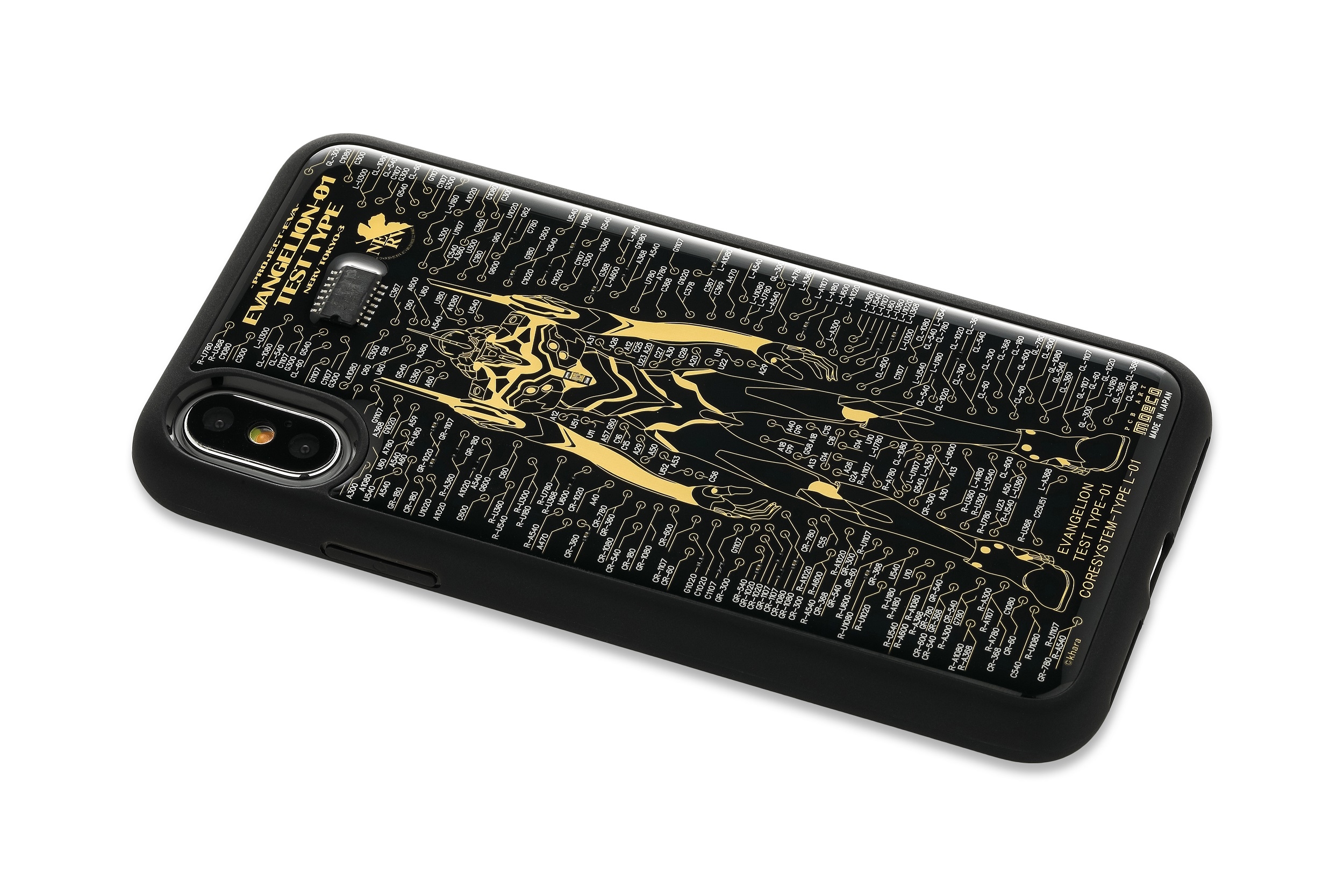 FLASH EVA01 基板 iPhoneX/XS 手機殼  ( 黑色 )