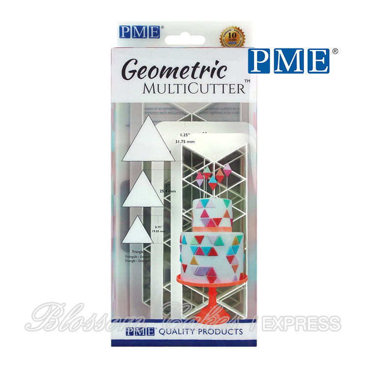 PME Geometric MultiCutters - Triangle - S/M/L, Set of 3