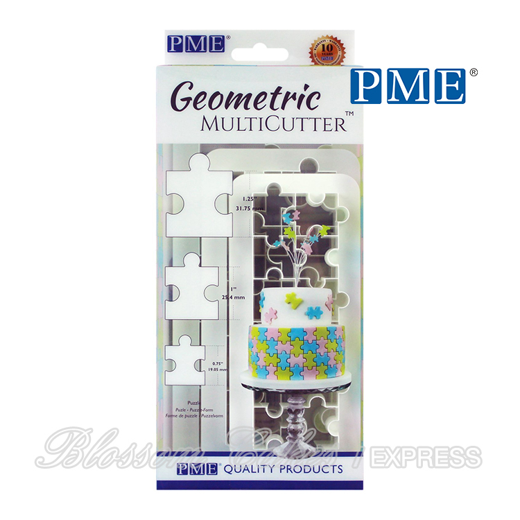 PME Geometric MultiCutters - Puzzle - S/M/L, Set of 3