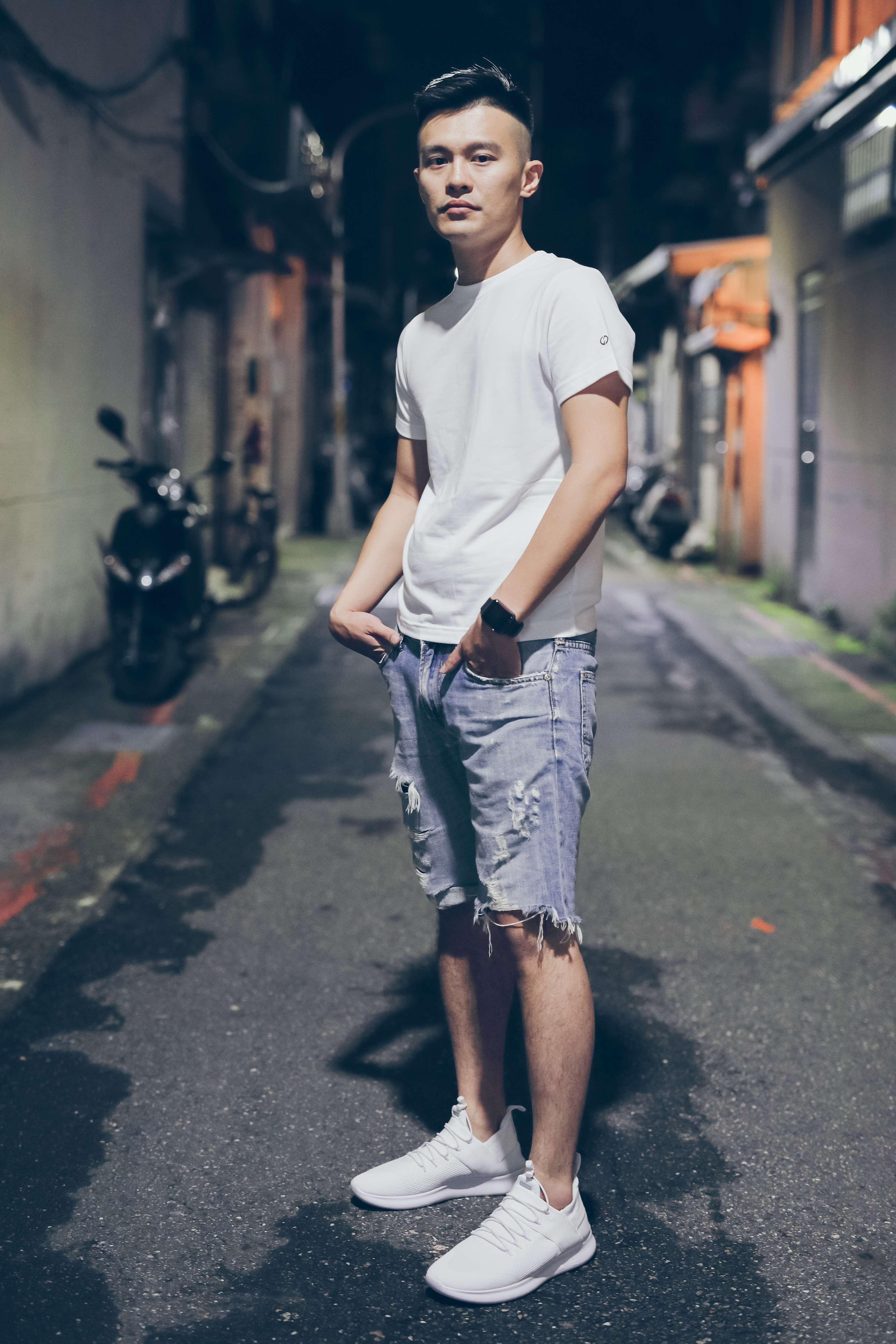 TAMi 素面TEE/白