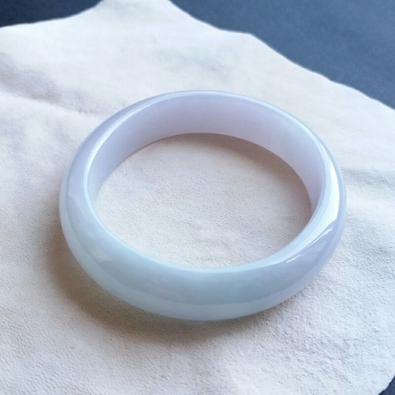 J739 冰紫羅蘭貴妃玉鐲 50mm (1.34)