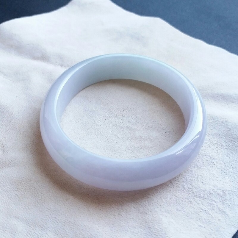 J739 冰紫羅蘭貴妃玉鐲 50mm (1.34)