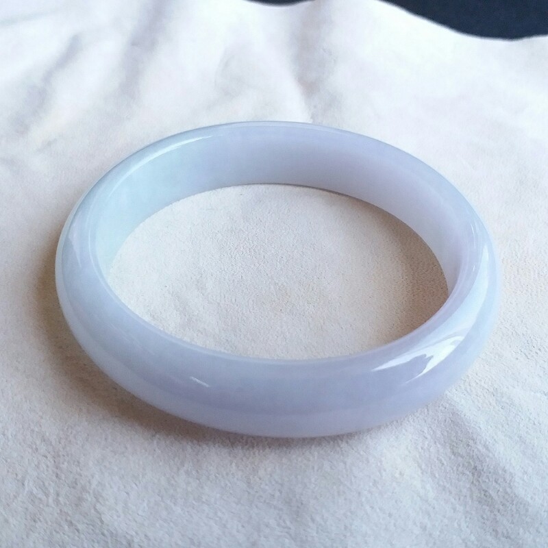 冰紫羅蘭貴妃玉鐲 50mm, 天然翡翠A玉, 緬甸玉, Jade, Jadeite