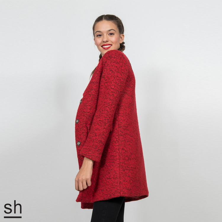 【SH】普拉多大道羊毛混紡長大衣