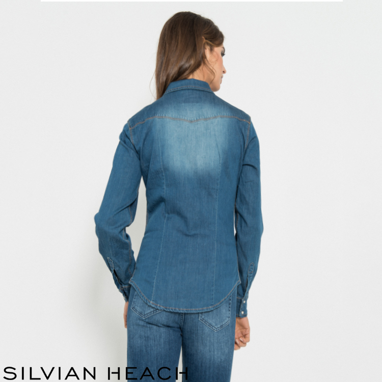 【SILVIAN EHACH】經典款牛仔襯衫