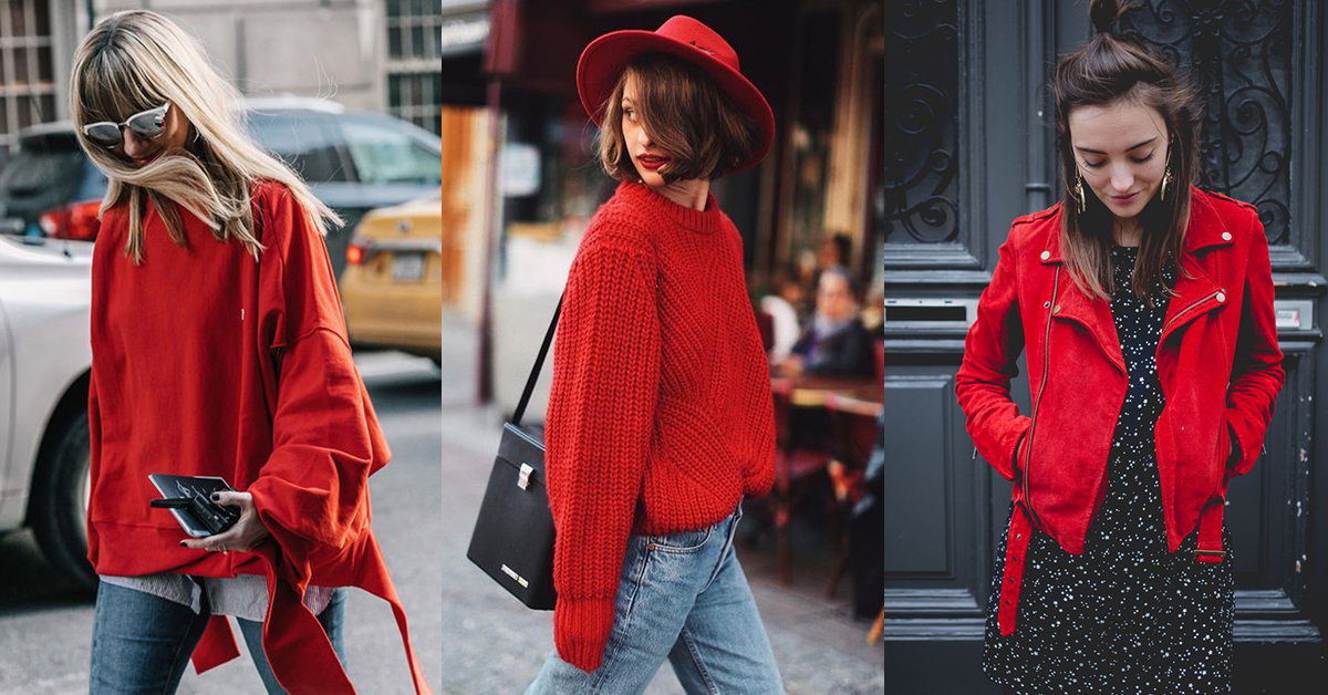 過年穿搭想要亮眼有活力，石榴紅絕對是你的必備名單