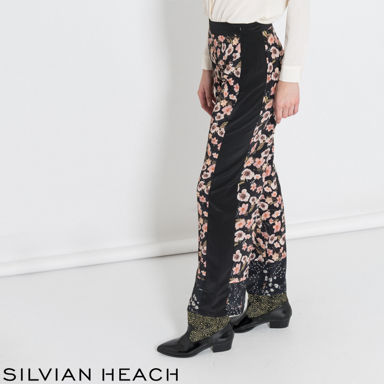 【SILVIAN EHACH】花版拼接寬管褲
