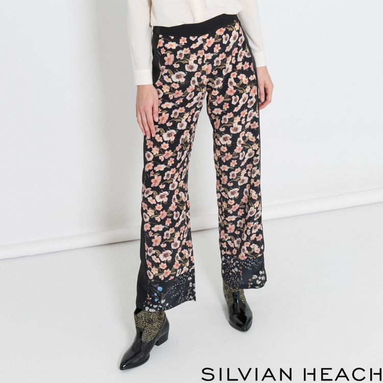 【SILVIAN EHACH】花版拼接寬管褲