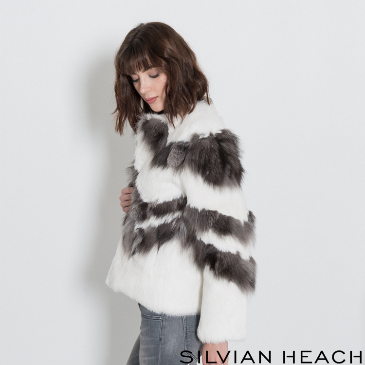 【SILVIAN EHACH】兔毛短外套