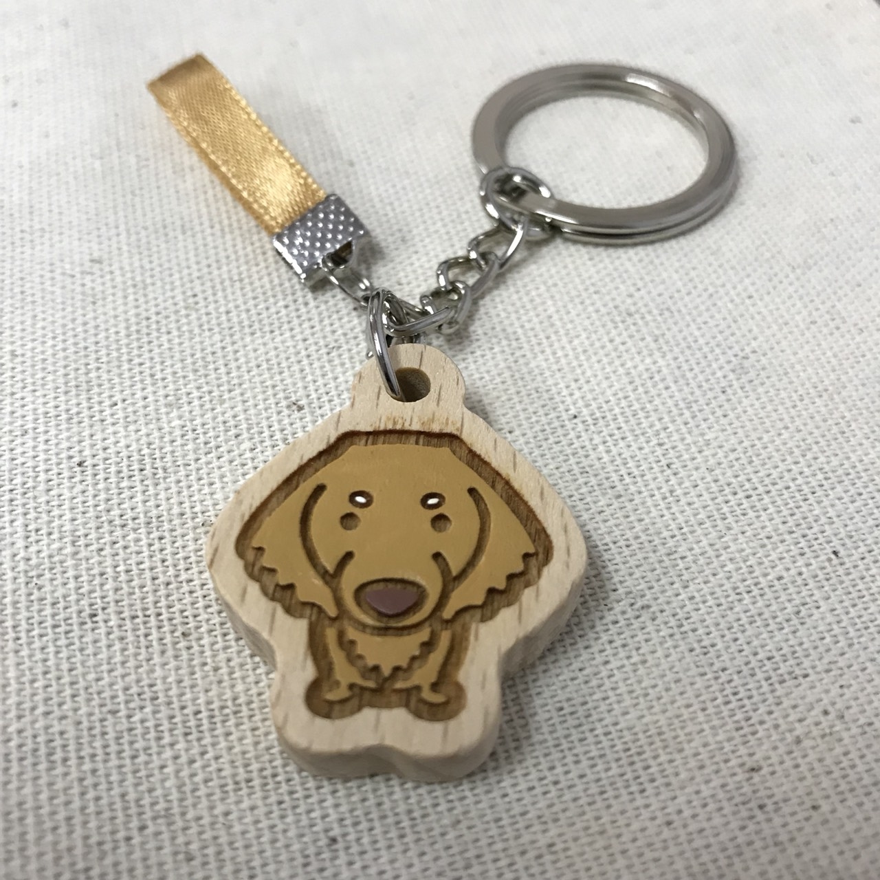 原木實木鑰匙扣