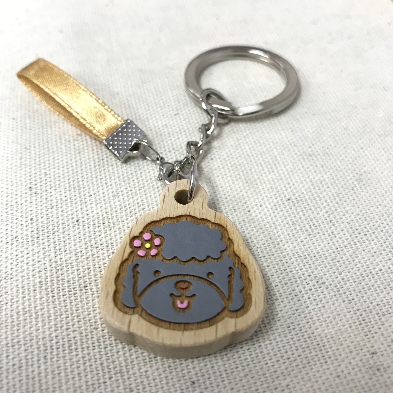 原木實木鑰匙扣