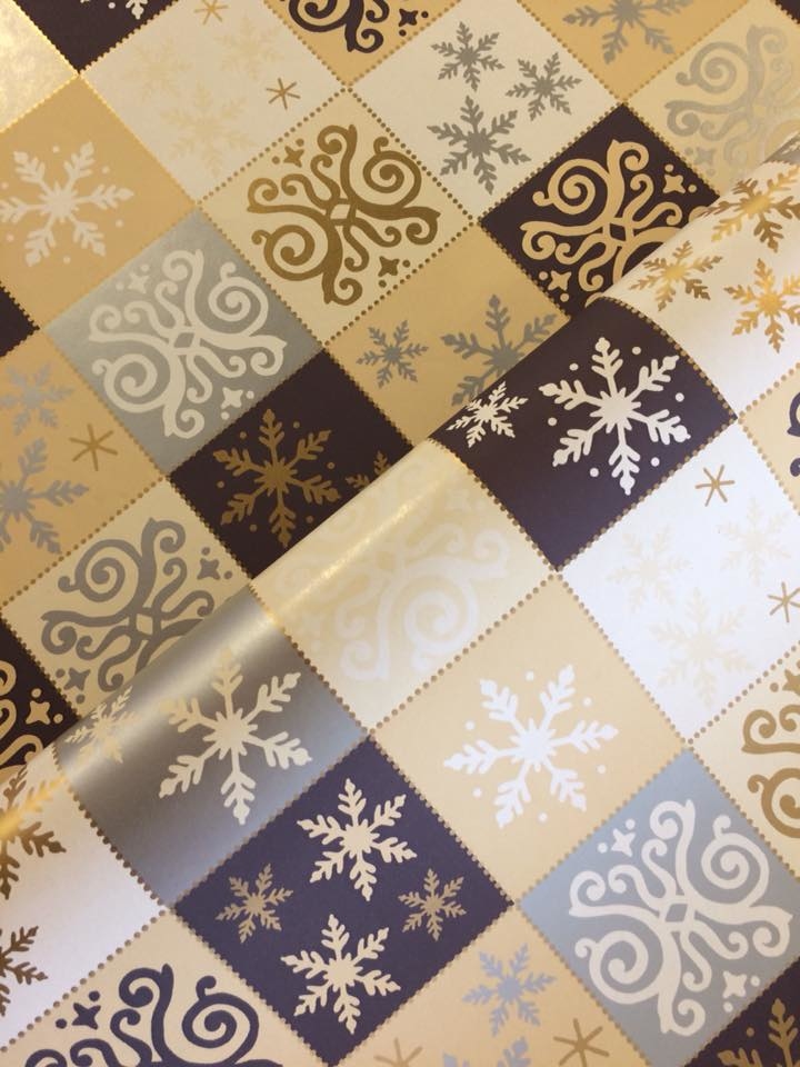 聖誕雪花/瑞士Stewo包裝紙