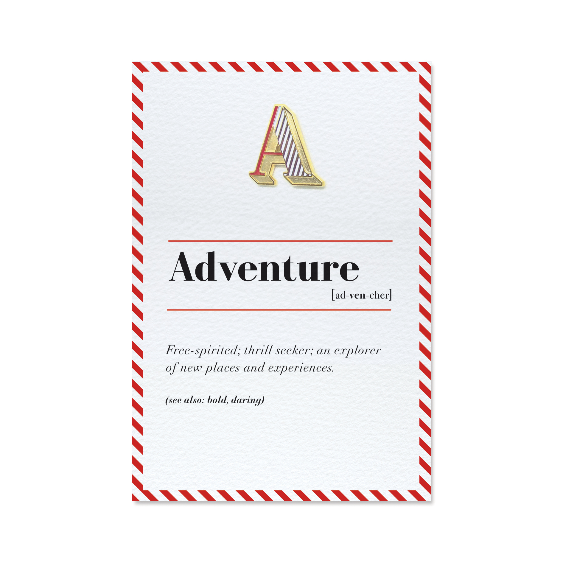琺瑯徽章卡 - A  / Adventure