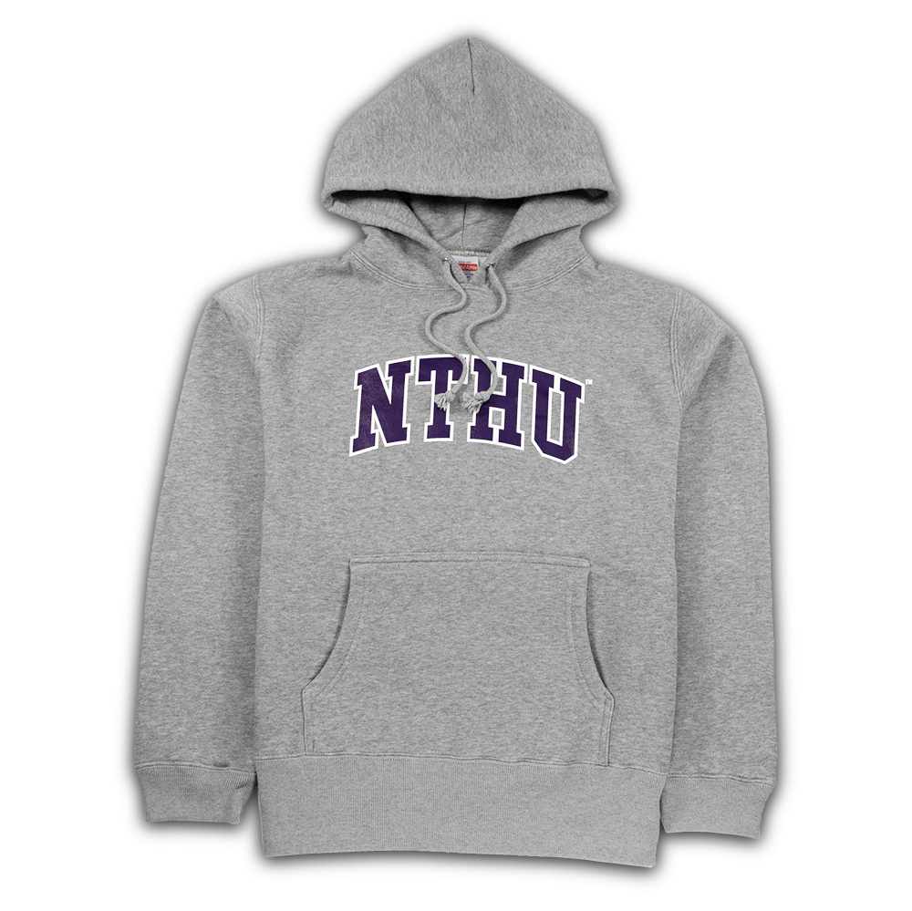 United Athle® 清華大學雙色框帽T（灰色）