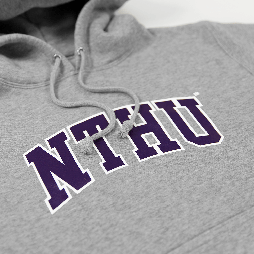 United Athle® 清華大學雙色框帽T（灰色）