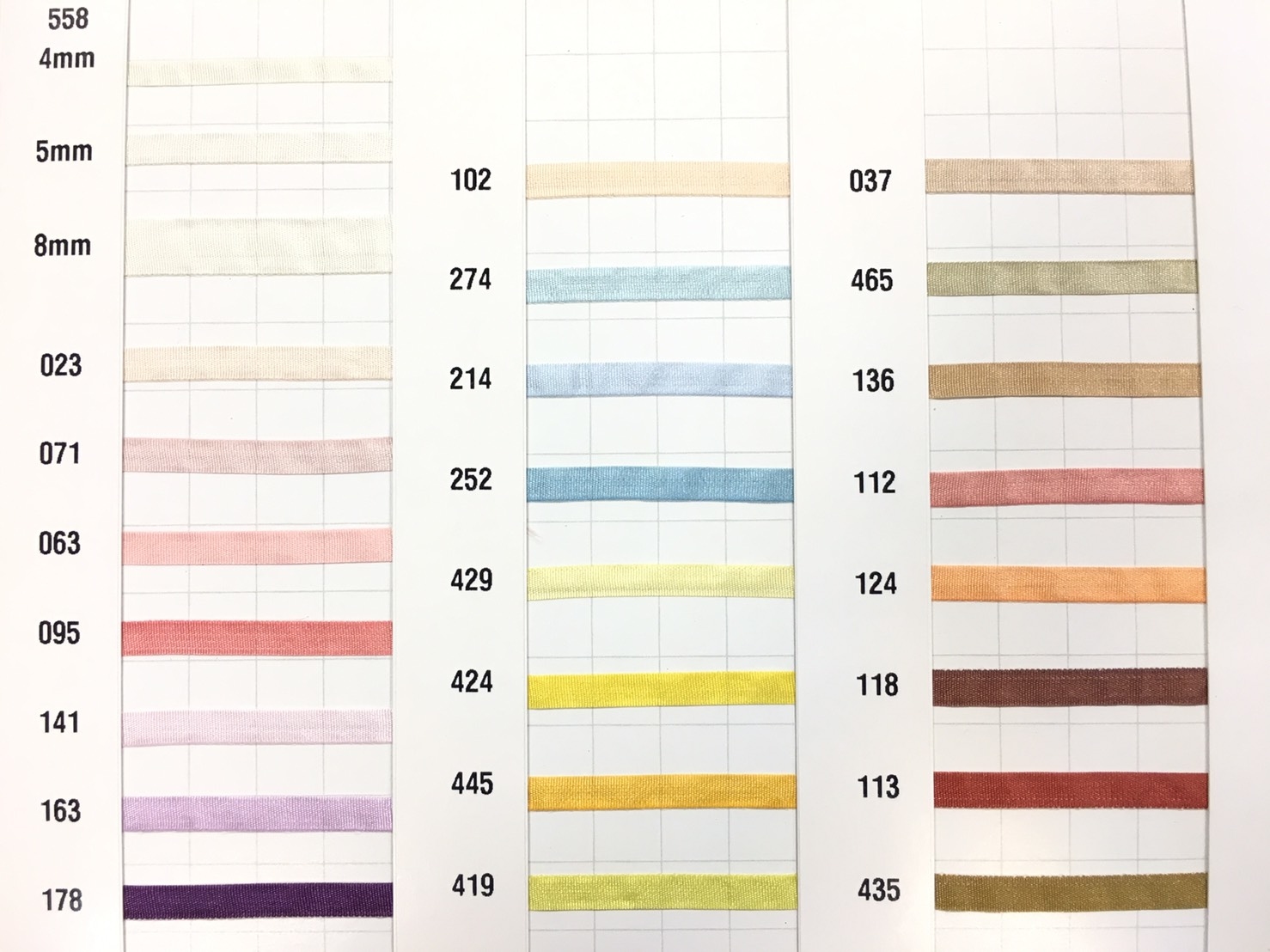 【大碼數】仿絲帶8mm/Petals 緞帶刺繡_大碼數50M