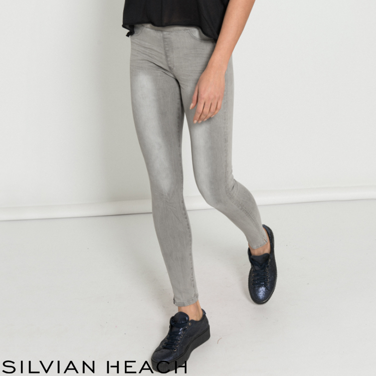 【SILVIAN EHACH】刷白牛仔內搭褲