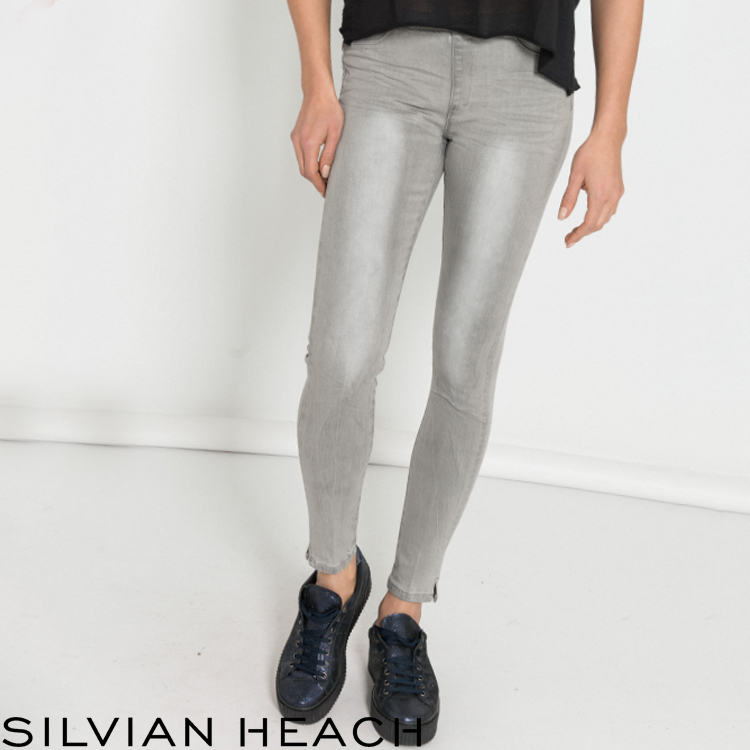 【SILVIAN EHACH】刷白牛仔內搭褲