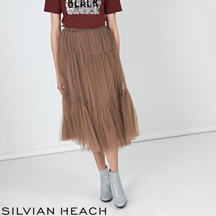 【SILVIAN EHACH】過膝蛋糕裙