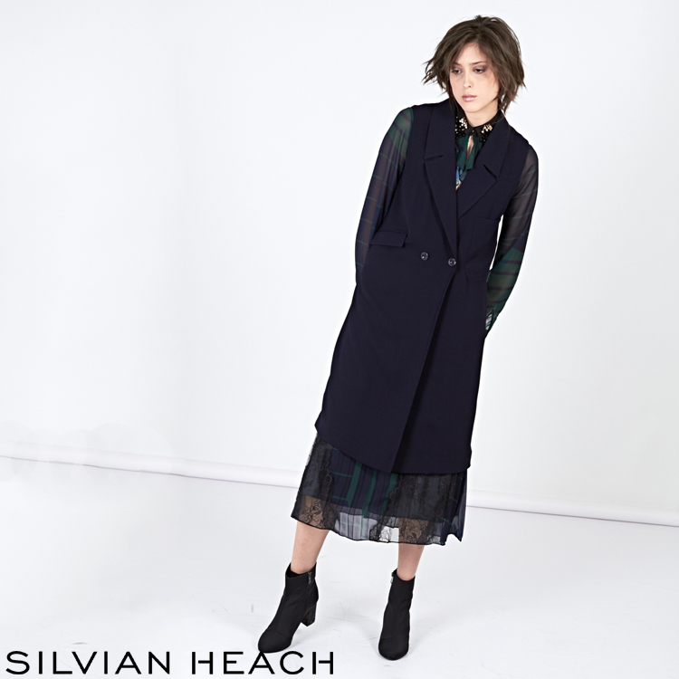 【SILVIAN EHACH】西裝領長版背心