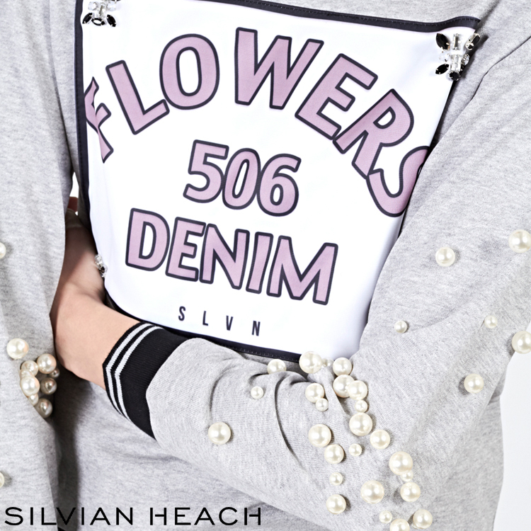 【SILVIAN EHACH】標語長袖T恤