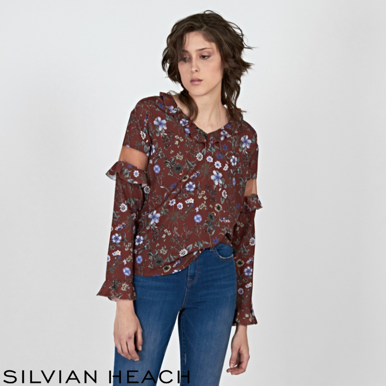 【SILVIAN EHACH】秋日花版襯衫