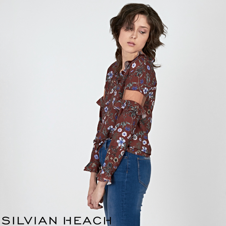 【SILVIAN EHACH】秋日花版襯衫
