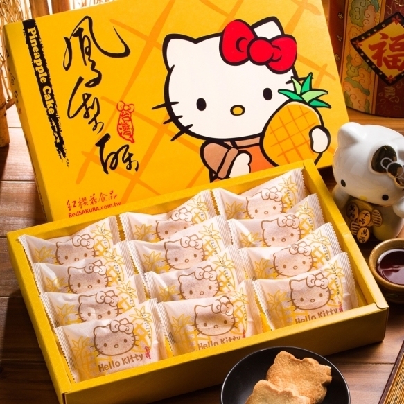 三麗鷗授權】Hello Kitty 造型鳳梨酥12入禮盒