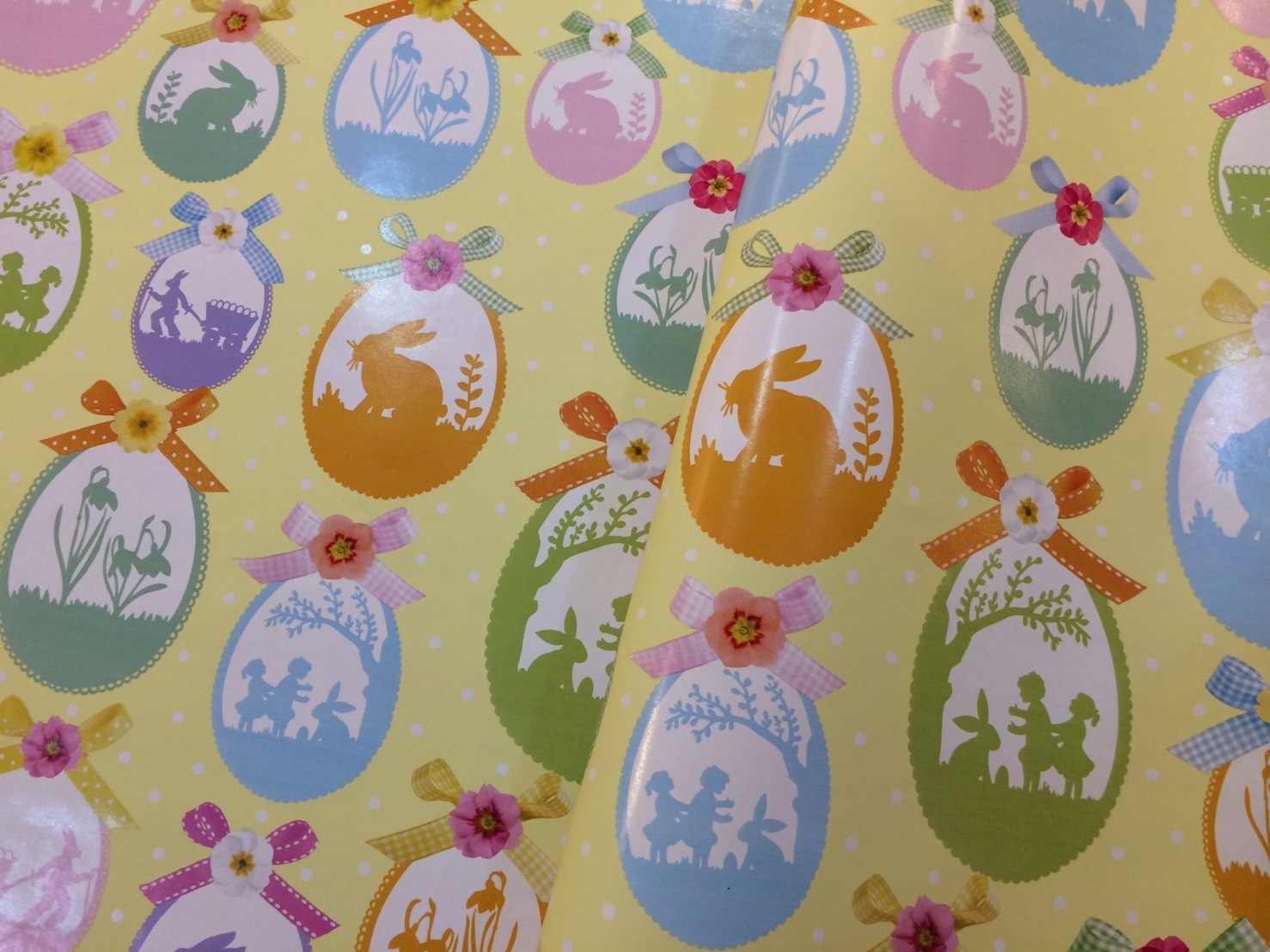 剪影兔子/瑞士Stewo包裝紙