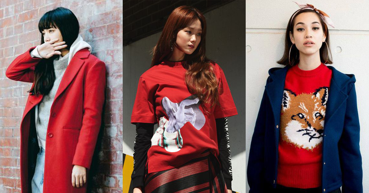 過年穿搭想要亮眼有活力，石榴紅絕對是你的必備名單