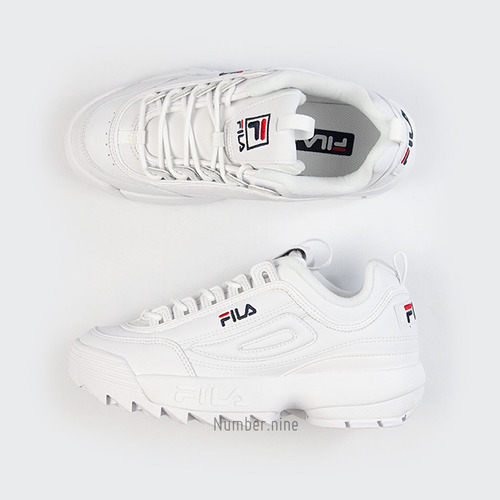 fila disruptor 2 all white