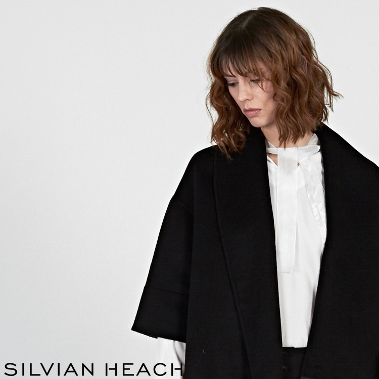 【SILVIAN EHACH】設計款羊毛五分袖外套